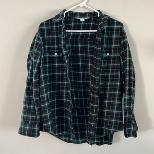 Old navy plaid button down